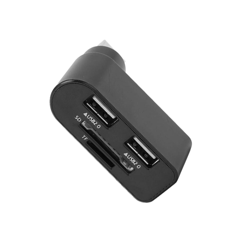 2 Port USB HUB High Speed Splitter with Memory Card Ports for Card Reader Hard Drive Camera