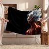 One Piece Printed Flannel Blanket, Skin Friendly Warm Throw for Indoor Couch Bed Daily Use