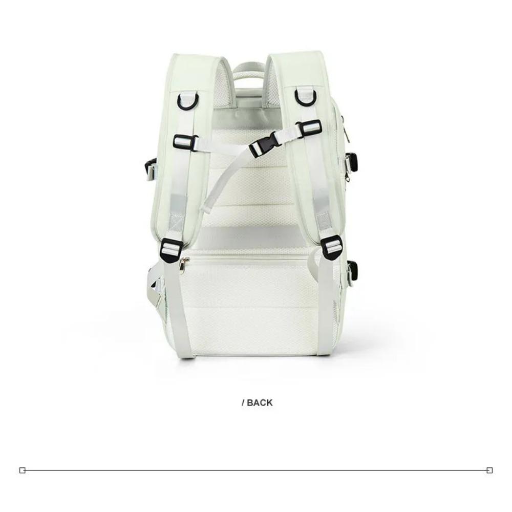 Büyük seyahat sırt çantası Laptop çantası kadın erkek bagaj üzerinde taşımak öğrenciler iş gezisi USB şarj uzatılabilir 40L hafta sonu Mochila