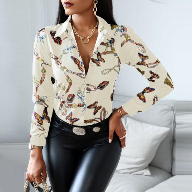 Nuevos Tops Casual Streetwear 2022 Blusa de Mujer Moda Sexy Blusa Floral  Estampada Mujeres EleganteS V-Cuello Suelto Camisas de Manga Larga comprar  a buen precio — entrega gratuita, reseñas reales con fotos —