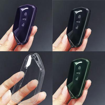 For VW Volkswagen Golf 8 ID.3 ID.4 Skoda Octavia A8 MK4 MK8 2026 2026 GTI R TPU Transparent Car Key Fob Case Cover Accessories