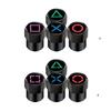 Dustproof Caps Tire Accessory Airtight Seal Stem Cover Car Tire Valves Stem Caps Car Tyre Air Pressure Caps with Pattern
