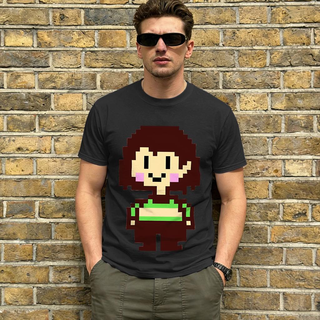 Undertales T Shirt Summer 100 Cotton TShirts For Unisex Popular Pattern Tee Shirt Short Sleeve Vintage Tees
