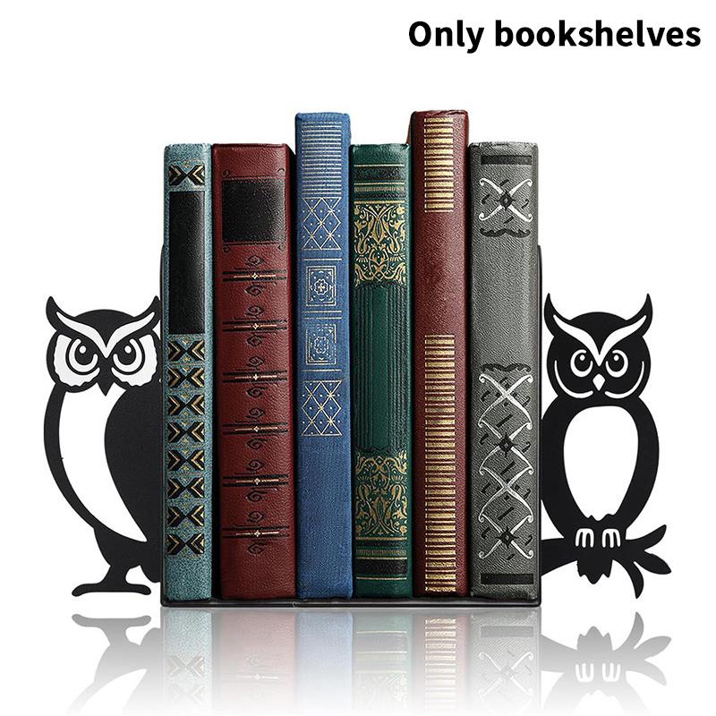 Cute Cat-Shaped Bookend, Desktop Bookshelf, Book Clip, Stationery Storage Book Stand, Home Desktop Decoration.