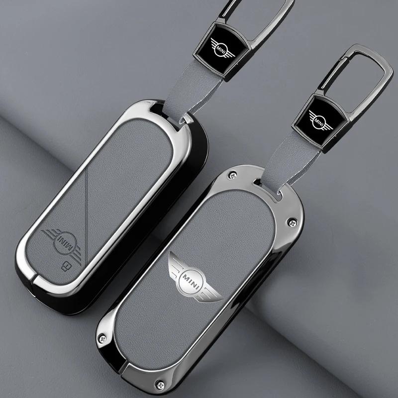 ETNR1 Hot 2025 Zinc Alloy Car Remote Key Case Cover Holder Shell Shell Fob for Bmw Mini Countryman Cooper One 2023 2024 Accessories Ke