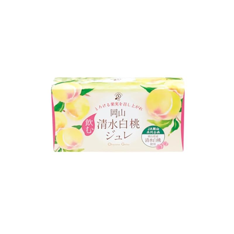 

Takehisa Yumeji Honpo Shikishimado drink Okayama Shimizu white peach jelly 3 pieces