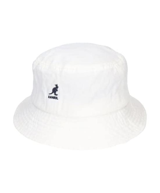 [Kangol] Bucket Hat Washed Bucket WHITENAVY (06) 23