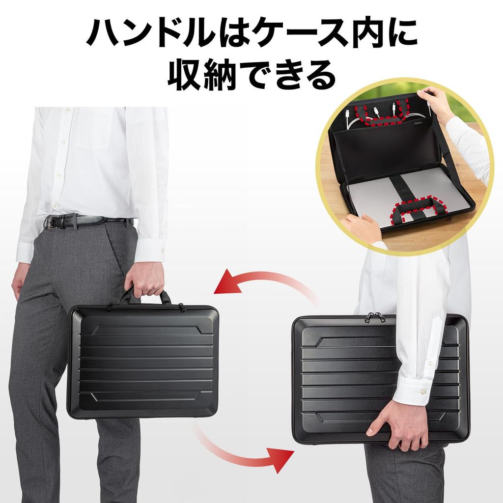 SANWA SUPPLY Hartschalen-PC-Innenhülle (13 Zoll) IN-HD1301BK