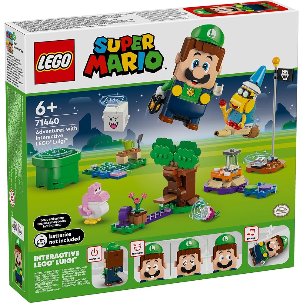 LEGO Super Mario Luigi Adventure Building Set Educational Toy for Kids Ages 6-9 71440