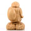 Hanro Art Carving Buddha One of the Seven Lucky Brings Good Fortune H x W x 3cm Promotes Business Illness and Good and Protection from Evil Statue,