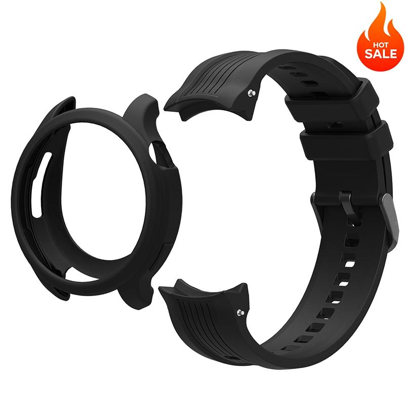 Silikonarmband+Hülle Für Amazfit Balance Verstellbares Sportarmband Smartwatch Anti-Fall Kratzfestes Armband Uhrengehäuse Set Zubehör