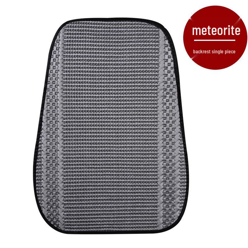 Breathable Ice Silk Car Seat Cushion - Universal, Non-Slip, Cute Solid Color, Suitable for All Seasons