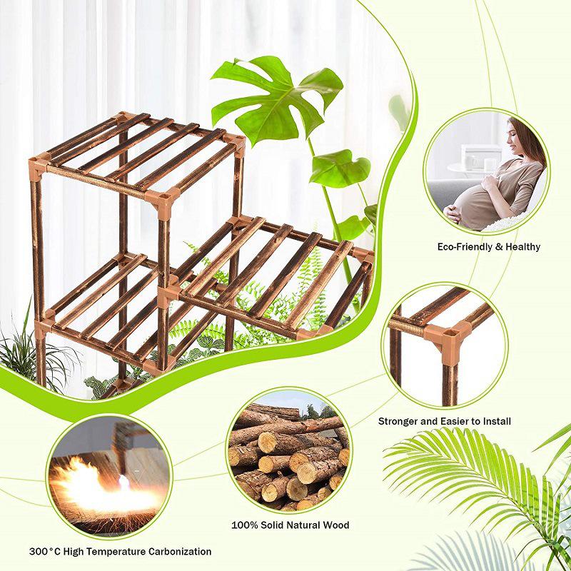 Multi-Layer Floor-Standing Flower Rack for Living Room or Balcony