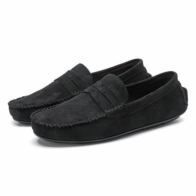 Fashion Fashion Suede Men Casual Shoes Breathable Comfort Slip-on Mens Driving Shoes Luxury Brand Men Loafers Mens Lazy Shoes Moccasins