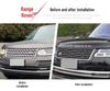 2023 Range Rover Executive Black & Silver Shark Gill Front Grille Vent Mesh Upgrade