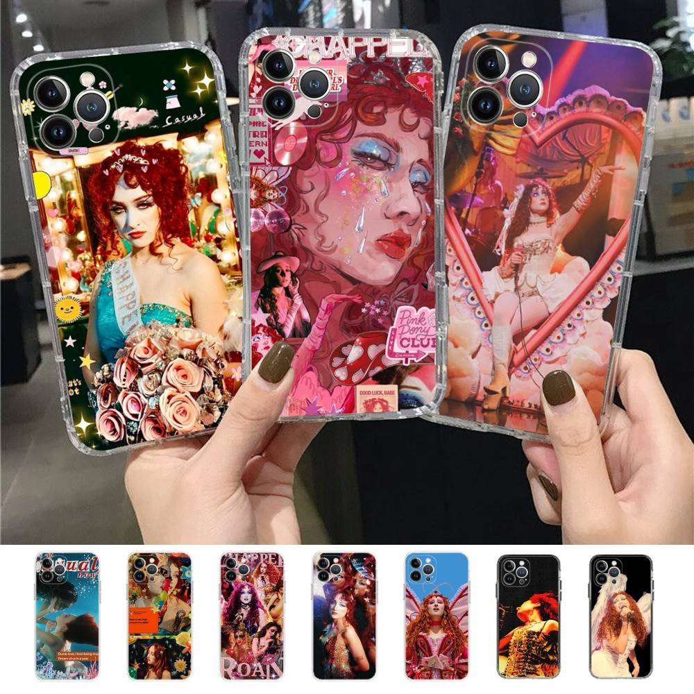 Singer C-Chappell R-Roan For IPhone 11 12 13 14 15 16 17 Pro Max Plus Air Transparent Clear Shockproof Case