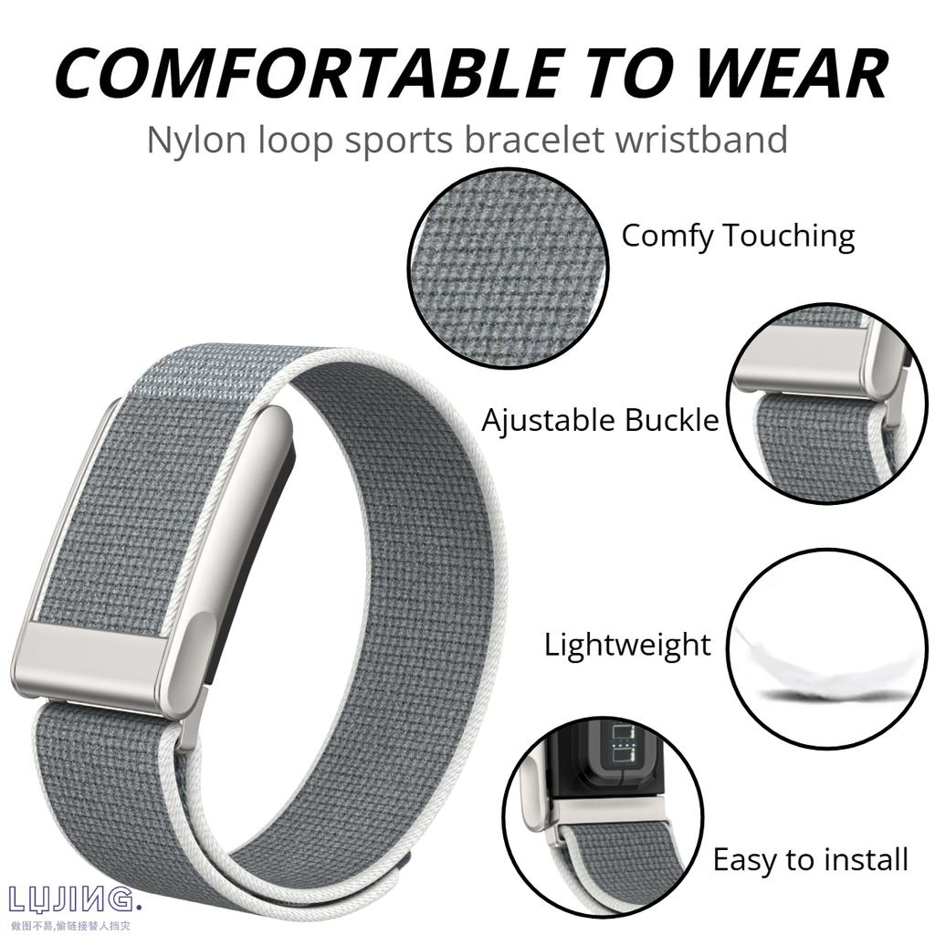 WHOOP 5.0 Armband Nylon Fitness Weich Atmungsaktiv Ersatzarmband Verstellbar Schutz Hülle Sport Armband Strap ,whoop 5.0 EKG-kompatible Version