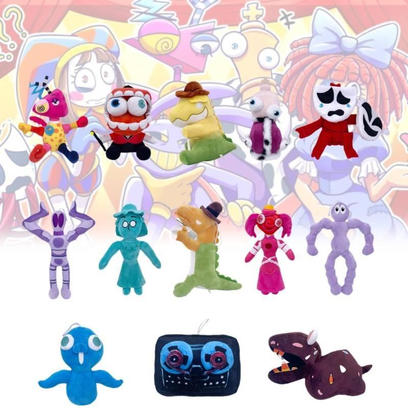 Adorable Digital Circus Plush Toy Featuring Soft Short Plush Material