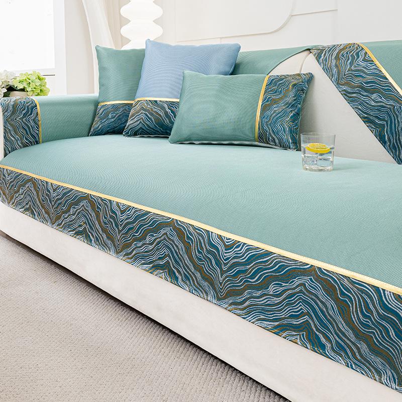 Ice Silk Summer Summer Summer Mat Sofa Cushion Four Seasons Universal Sofa Cover Cover Non-Slip Sofa Cushion Cushion