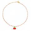 Color Dopamine Fruit Series Pendant Necklace Summer Niche Simple Versatile Do Not Fade