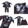 Star Wars Mandalorian Halloween Costume Set For Boys; Jumpsuit Mask And Cape Included!