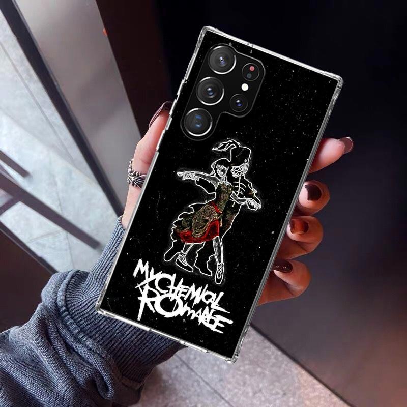 My Chemical Romance MCR Phone Case For Samsung Galaxy S26 S25 Edge S24 S23 Ultra S22 Plus S21 S20 FE Soft TPU Back Cover Funda G