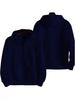 Unisex Britischer Stil Einfarbige Strickjacke mit Kapuze und Reißverschluss - Lockere Passform Sportliche Jacke
