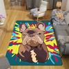 French Bulldog Rug Floor Mat for Living Room or Bedroom Soft and Comfortable Carpet a Gift for Birthday and Holiday.MFF0918610