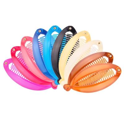 2 stücke Barrettes Headwear Banana Clip Haarnadeln DIY Haar Krallen Clips Frauen