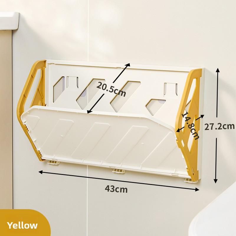 1PC Household Simple Folding Wall-mounted Shoe Rack No Punching Anti-theft Door Storage Wall-mounted Bathroom Slipper Rack