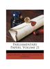 Kniha Parliamentary Papers, Volume 21