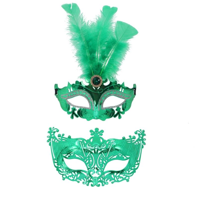 Couple Masquerade Mask Venetians Party Mask Halloween Costume Mask Mardi Gras Mask for Couples Women Men Half Face Mask