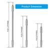 3Pcs 15/20/30cm Flexible 1/4" Hex Shank Drill Bit Holders Magnetic Drill Extension Shaft for Power Tool in Tight Space