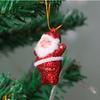 Gift Xmas Tree Ornaments Pine Cones Pine Cones Ornament Xmas Tree Bowknot Pendant  Party Supply