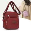 Bag Women's 2025 New Trendy Fashion Casual Mobile Phone Bag Multi-compartment Women's Nylon Bag Shoulder Messenger Bag