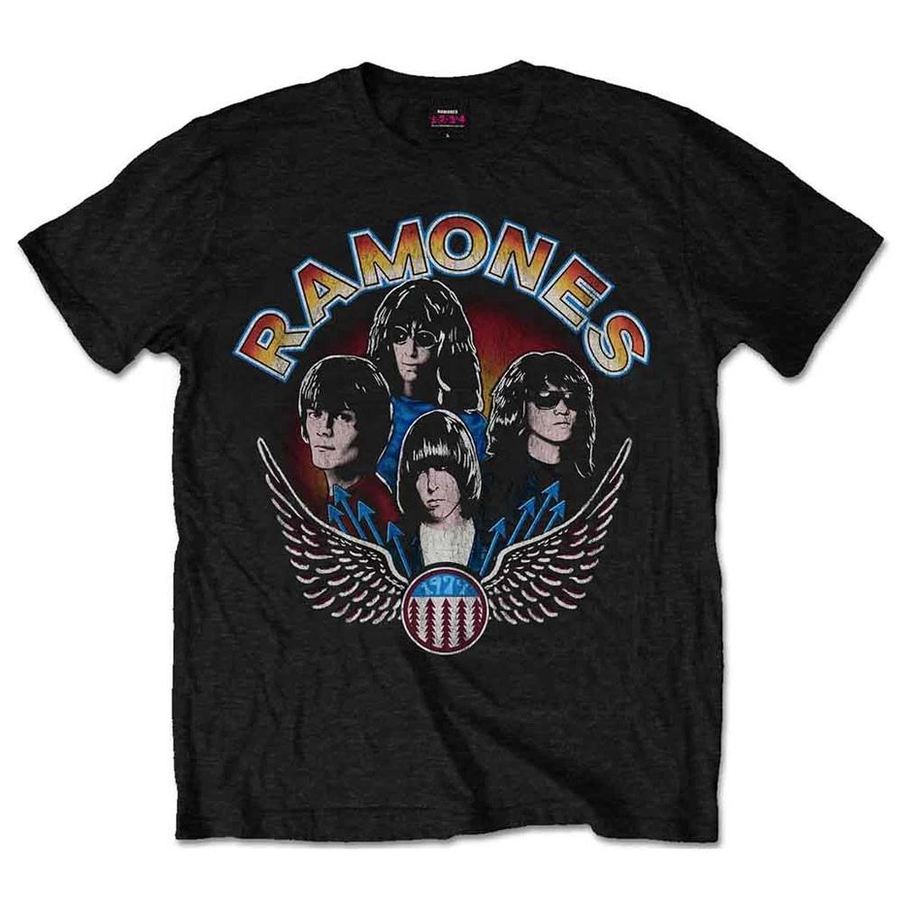 Ramones Vintage Wings Photo T Shirt M