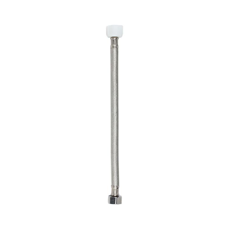 7/8inch to 1/2inch Flexible Toilet Hose Connector Braided Toilet Water Supply Line Stainless Steel Braided Hose 30cm