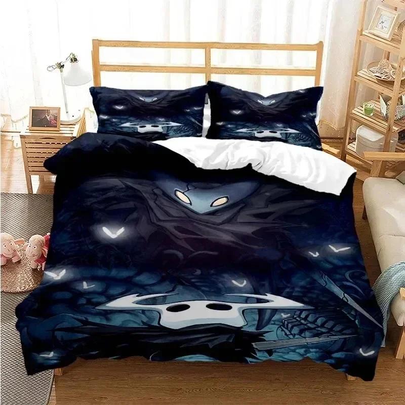Ny Hollow Knight Mode 3D Digitaltryck Sängkläder Set Påslakan Täcke Säng Enkel Twin Full Queen Ungdom Flicka Pojkar Gåva