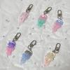 Creative Jelly Color Jellyfish Star Keychain Y2K Beaded Pendant Phone Chain Car Keyring Bag Hanging Decoration Ornament Gifts