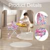 Doll Kids Play Toy Coordination Folding Educational Pram Push Cart for Party Holiday