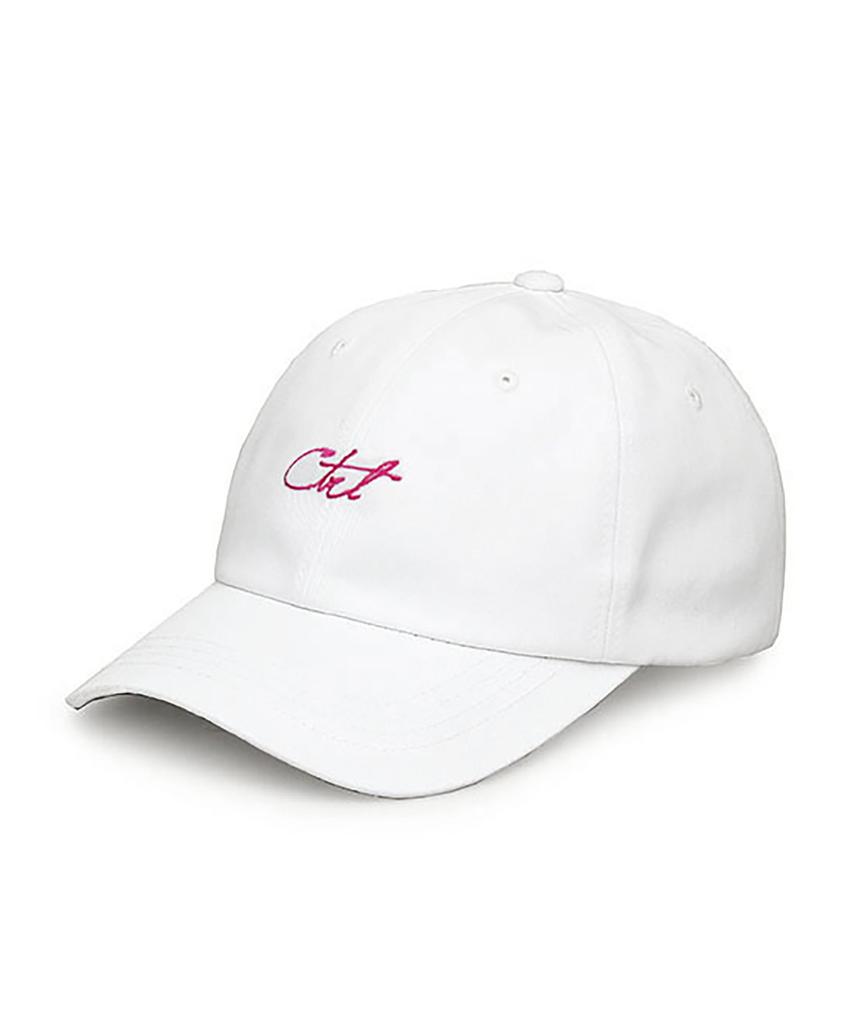 Eondeokeonteulol Cotton Logo Ball Cap Script / Classic B B / White Sign
