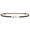 Dress Leather Belt Womens Alloy Clasp Smooth Fashion Formal Decoration Wear