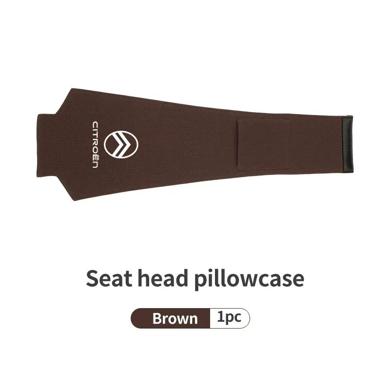 

Car Seat Headrest Cover Suede Perforated Pillowcase Pad For Citroen C4 C3 C5 C1 C2 C6 C4L DS3 DS4 Berlingo Picasso Jumper