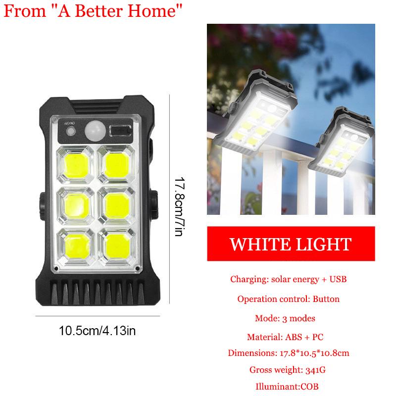 4 Styles 3 Modes LED Solar Clip Light Outdoor Portable Waterproof Body Sensor Lamp Courtyard Garden Lamp Patio Home Camping Wall Lights