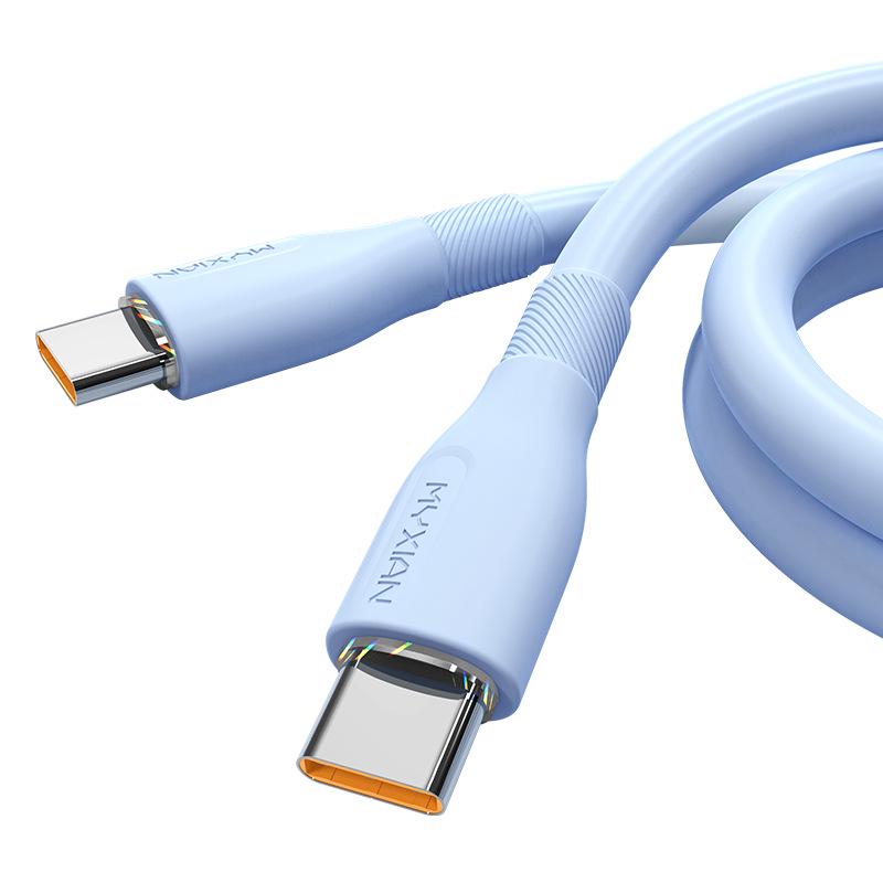 120W Dual Type-C Fast Charging Cable for Apple 15 & Huawei - PD Compatible