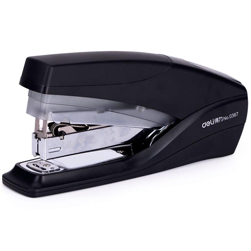 Deli 0367 Compact Labor-Saving Stapler (2-Pack) 1