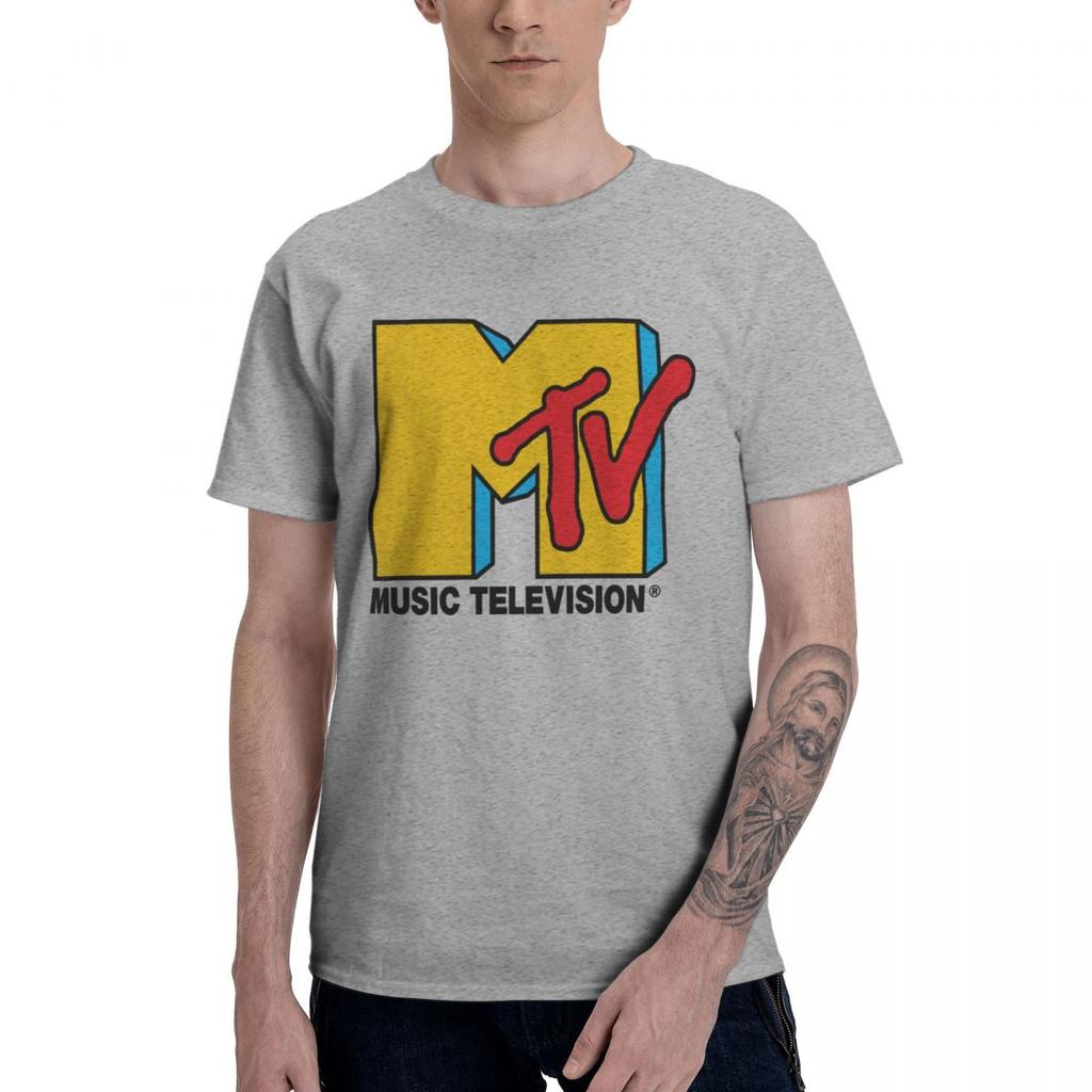 Fashion MTV Music Television TShirts 100 Cotton Round Neck Unisexs T Shirts Short Sleeve PlUnisex Tee Clothes Summer