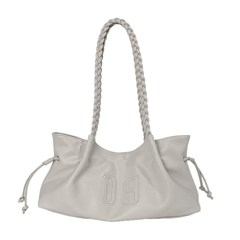 Simple Lady Casual Shoulder Bag with Large Capacity Underarm Tote Bag