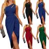 Women's Summer Fashion Cutout Backless Sleeveless Waist Slit Party Dress