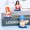 One Piece Action Figurine Beauty Model Chest Shaking Car Ornaments Shake Girl Dashboard Decoration Doll Bobbleheads Kawaii Sexy